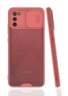BFS  Samsung Galaxy A02S Kılıf Platin Kamera Koruma Silikon - Pembe