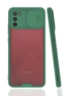BFS  Samsung Galaxy A02S Kılıf Platin Kamera Koruma Silikon - Yeşil