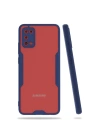BFS  Samsung Galaxy A02S Kılıf Platin Silikon - Lacivert