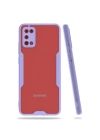 BFS  Samsung Galaxy A02S Kılıf Platin Silikon - Lila