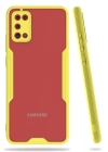 BFS  Samsung Galaxy A02S Kılıf Platin Silikon - Sarı