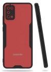 BFS  Samsung Galaxy A02S Kılıf Platin Silikon - Siyah