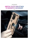 BFS  Samsung Galaxy A02S Kılıf Sofya Yüzüklü Silikon Kapak - Gold