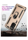 BFS  Samsung Galaxy A02S Kılıf Sofya Yüzüklü Silikon Kapak - Gold