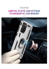 BFS  Samsung Galaxy A02S Kılıf Sofya Yüzüklü Silikon Kapak - Gümüş
