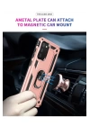 BFS  Samsung Galaxy A02S Kılıf Sofya Yüzüklü Silikon Kapak - Rose
