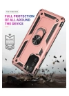 BFS  Samsung Galaxy A02S Kılıf Sofya Yüzüklü Silikon Kapak - Rose