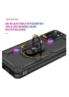 BFS  Samsung Galaxy A02S Kılıf Sofya Yüzüklü Silikon Kapak - Siyah