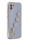 BFS  Samsung Galaxy A03 Kılıf Esila Silikon - Gri