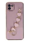 BFS  Samsung Galaxy A03 Kılıf Esila Silikon - Mor