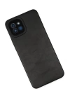 BFS  Samsung Galaxy A03 Kılıf Loop Deri Silikon - Siyah