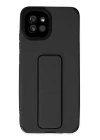 BFS  Samsung Galaxy A03 Kılıf Mega Standlı Silikon - Siyah