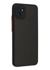 BFS  Samsung Galaxy A03 Kılıf Montreal Silikon Kapak - Siyah