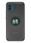 BFS  Samsung Galaxy A03 Kılıf Montreal Yüzüklü Silikon Kapak - Yeşil