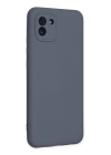 BFS  Samsung Galaxy A03 Kılıf Nano içi Kadife Silikon - Gri