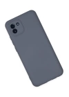 BFS  Samsung Galaxy A03 Kılıf Nano içi Kadife Silikon - Gri