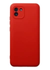 BFS  Samsung Galaxy A03 Kılıf Nano içi Kadife Silikon - Kırmızı