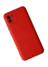 BFS  Samsung Galaxy A03 Kılıf Nano içi Kadife Silikon - Kırmızı