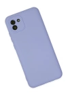 BFS  Samsung Galaxy A03 Kılıf Nano içi Kadife Silikon - Lila