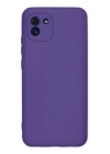 BFS  Samsung Galaxy A03 Kılıf Nano içi Kadife Silikon - Mor