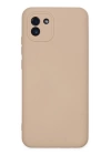 BFS  Samsung Galaxy A03 Kılıf Nano içi Kadife Silikon - Pudra