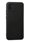 BFS  Samsung Galaxy A03 Kılıf Nano içi Kadife Silikon - Siyah