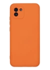 BFS  Samsung Galaxy A03 Kılıf Nano içi Kadife Silikon - Turuncu