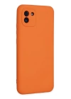 BFS  Samsung Galaxy A03 Kılıf Nano içi Kadife Silikon - Turuncu