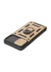 BFS  Samsung Galaxy A03 Kılıf Pars Lens Yüzüklü Silikon - Gold
