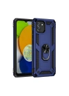 BFS  Samsung Galaxy A03 Kılıf Sofya Yüzüklü Silikon Kapak - Lacivert