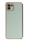 BFS  Samsung Galaxy A03 Kılıf Volet Silikon - Açık Yeşil