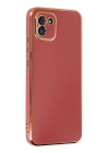 BFS  Samsung Galaxy A03 Kılıf Volet Silikon - Kırmızı