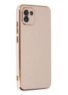 BFS  Samsung Galaxy A03 Kılıf Volet Silikon - Pembe