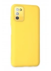 BFS  Samsung Galaxy A03S Kılıf Lansman Glass Kapak - Sarı
