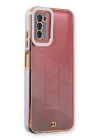 BFS  Samsung Galaxy A03S Kılıf Liva Lens Silikon - Lila