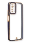 BFS  Samsung Galaxy A03S Kılıf Liva Lens Silikon - Mavi