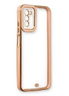 BFS  Samsung Galaxy A03S Kılıf Liva Lens Silikon - Rose