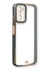 BFS  Samsung Galaxy A03S Kılıf Liva Lens Silikon - Yeşil