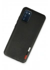 BFS  Samsung Galaxy A03S Kılıf Loop Deri Silikon - Siyah