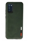 BFS  Samsung Galaxy A03S Kılıf Loop Deri Silikon - Yeşil