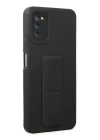 BFS  Samsung Galaxy A03S Kılıf Mega Standlı Silikon - Siyah