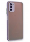 BFS  Samsung Galaxy A03S Kılıf Montreal Silikon Kapak - Mor