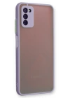 BFS  Samsung Galaxy A03S Kılıf Montreal Silikon Kapak - Mor