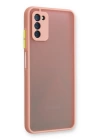 BFS  Samsung Galaxy A03S Kılıf Montreal Silikon Kapak - Pembe