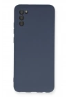 BFS  Samsung Galaxy A03S Kılıf Nano içi Kadife Silikon - Gri