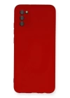 BFS Samsung Galaxy A03S Kılıf Nano içi Kadife Silikon - Kırmızı