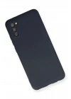 BFS Samsung Galaxy A03S Kılıf Nano içi Kadife Silikon - Lacivert