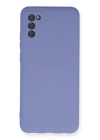 BFS  Samsung Galaxy A03S Kılıf Nano içi Kadife Silikon - Lila