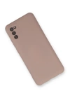 BFS  Samsung Galaxy A03S Kılıf Nano içi Kadife Silikon - Pudra