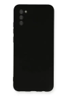 BFS  Samsung Galaxy A03S Kılıf Nano içi Kadife Silikon - Siyah
